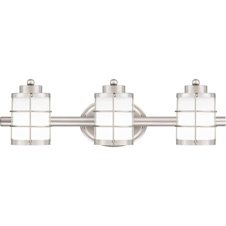 Quoizel Hazlett Bath 3 Light Brushed Nickel HZT8623BN